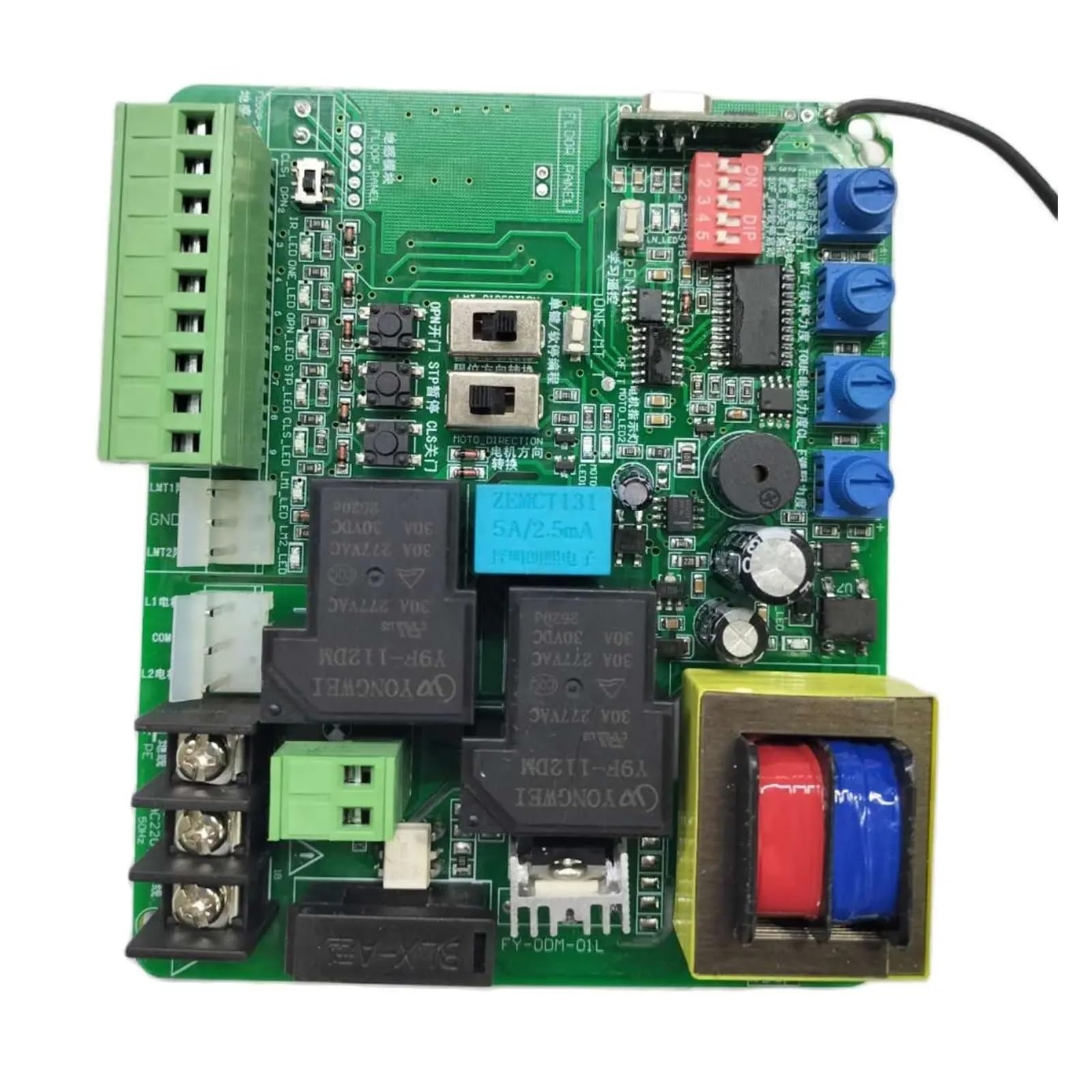 Sliding Garage Door Control Panel Magnetic Spring Limit Switch Available with Delay Function 220v AC(220V only Board)