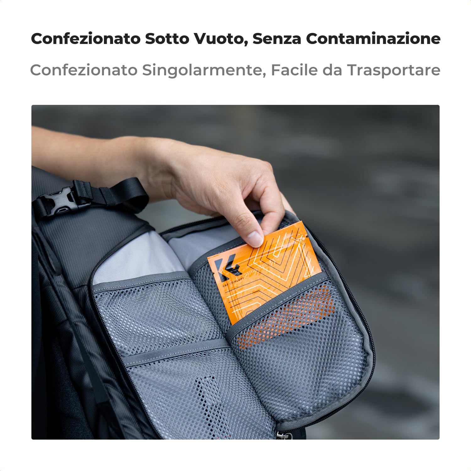 K&F Concept 2pack Tappo Corpo e Coperchio Posteriore per Obiettivo Compatibile con Nikon D5 D6 D500 D610 D750 D780 D810 D850 D3400 D3500 D5000 D5200 D5300 D5500 D5600 D7000 D7100 7200 D7500