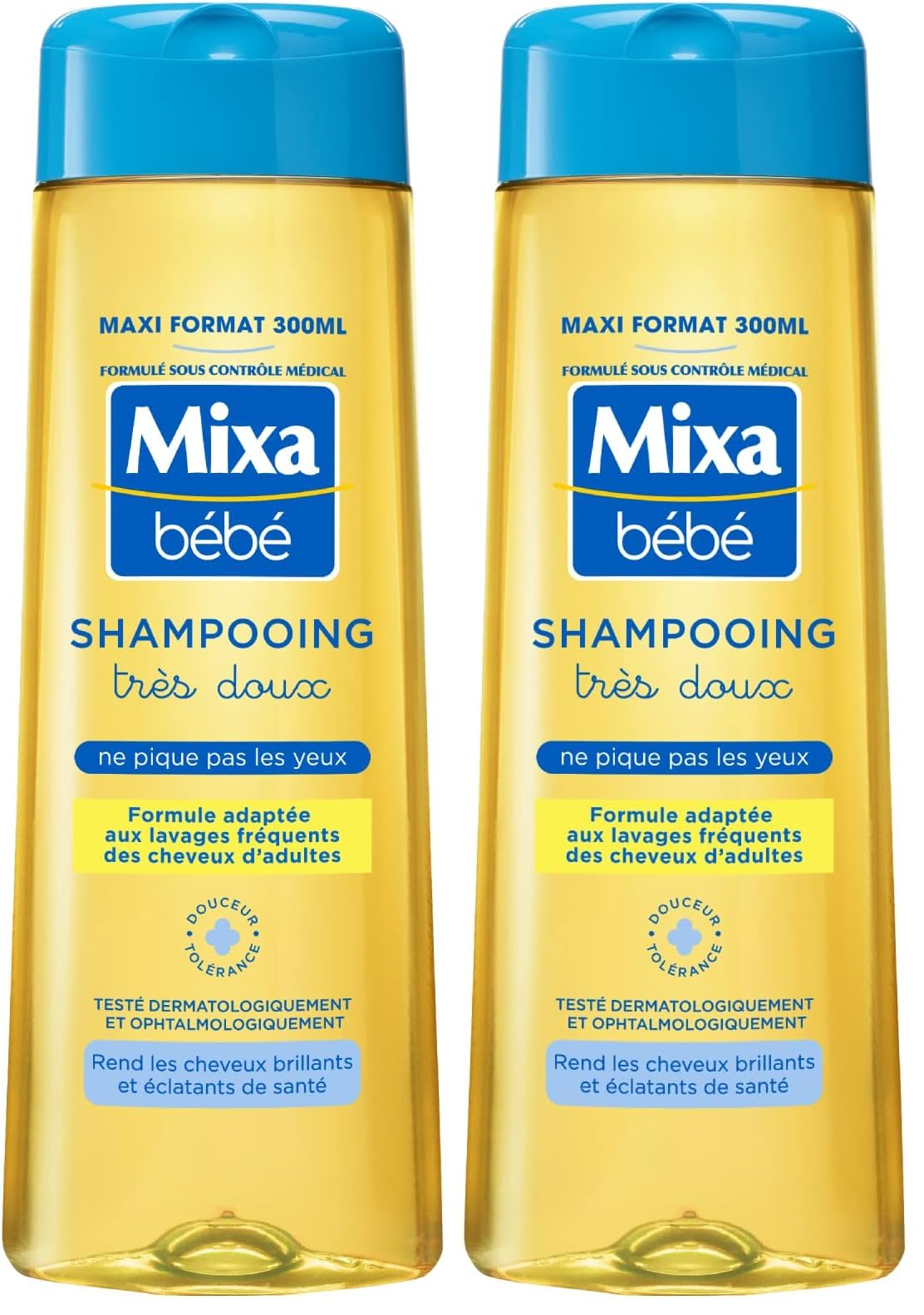 Mixa Baby-Shampoo, sehr weich, 300 ml, 300 ml (Packung mit 2)