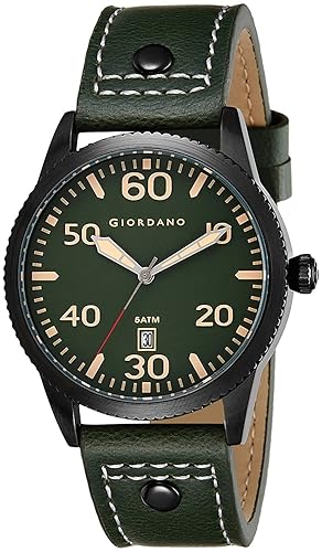 Analog Green Dial Mens Watch - A1041-03