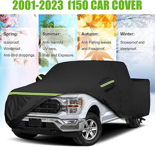 Miniatura 6 de Truck Cover for Ford F150 Cover Waterproof All Weather Pickup Truck Covers for Ford F-150 F-250 Super Crew Cab 6.5ft Short Bed Custom Fit Heavy Duty