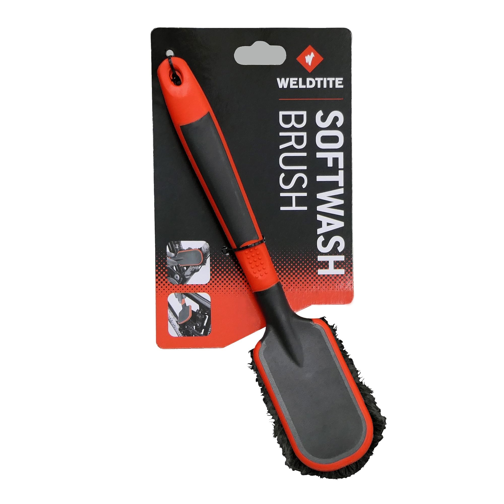 Softwash Cleaning Brush With Soft & Durable Nylon Bristles, Gentle Cleaning for Bikes & Tyres