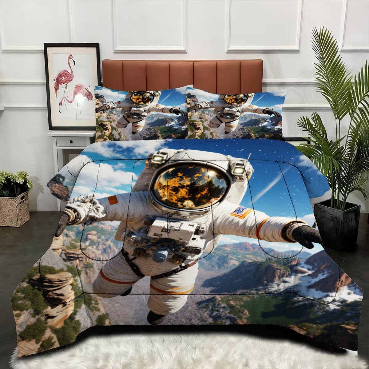 Couette astronaute 240 x 260 cm légère contre les nuits trop chaudes et irritations de la peau