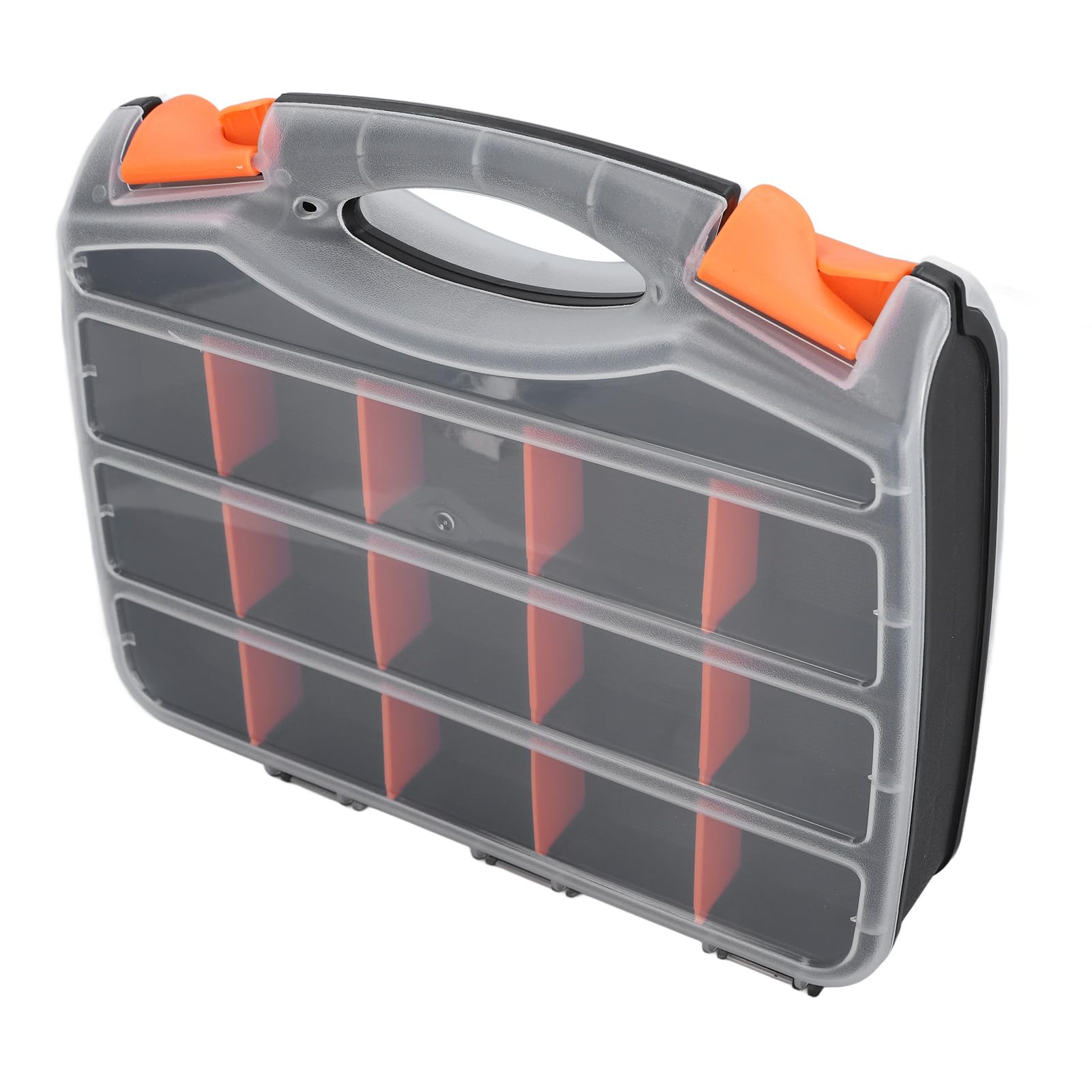 Organisateur d'outils double face Walfront avec séparateurs amovibles pour vis et clous