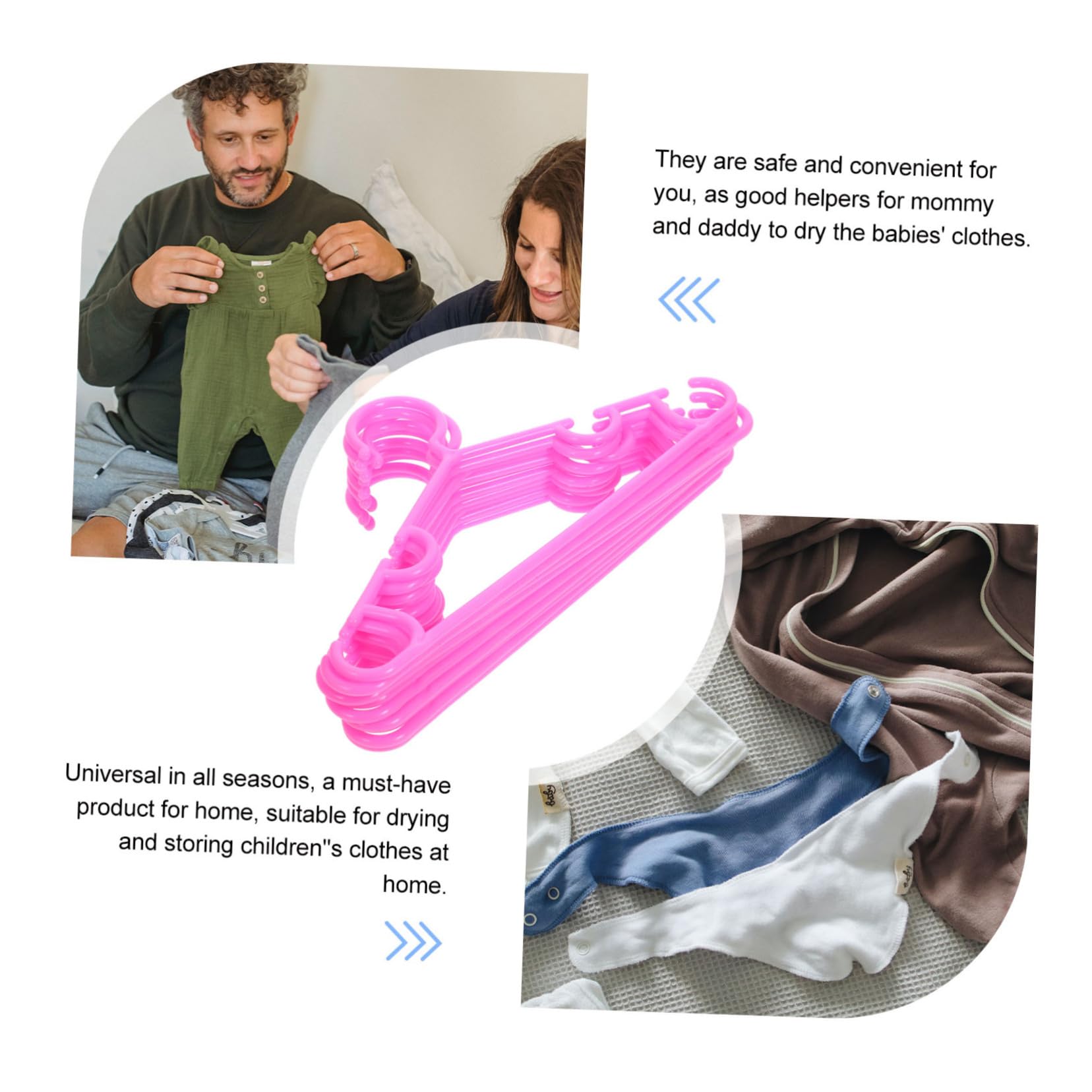 IMIKEYA 50stücke rutschfeste Kleiderbügel Kunststoff Bunten Farben Platzsparende Hänger Für Kinderbekleidung Für Mädchen Und Kleinkinder Langlebig Und Ergonomisch Gestaltet