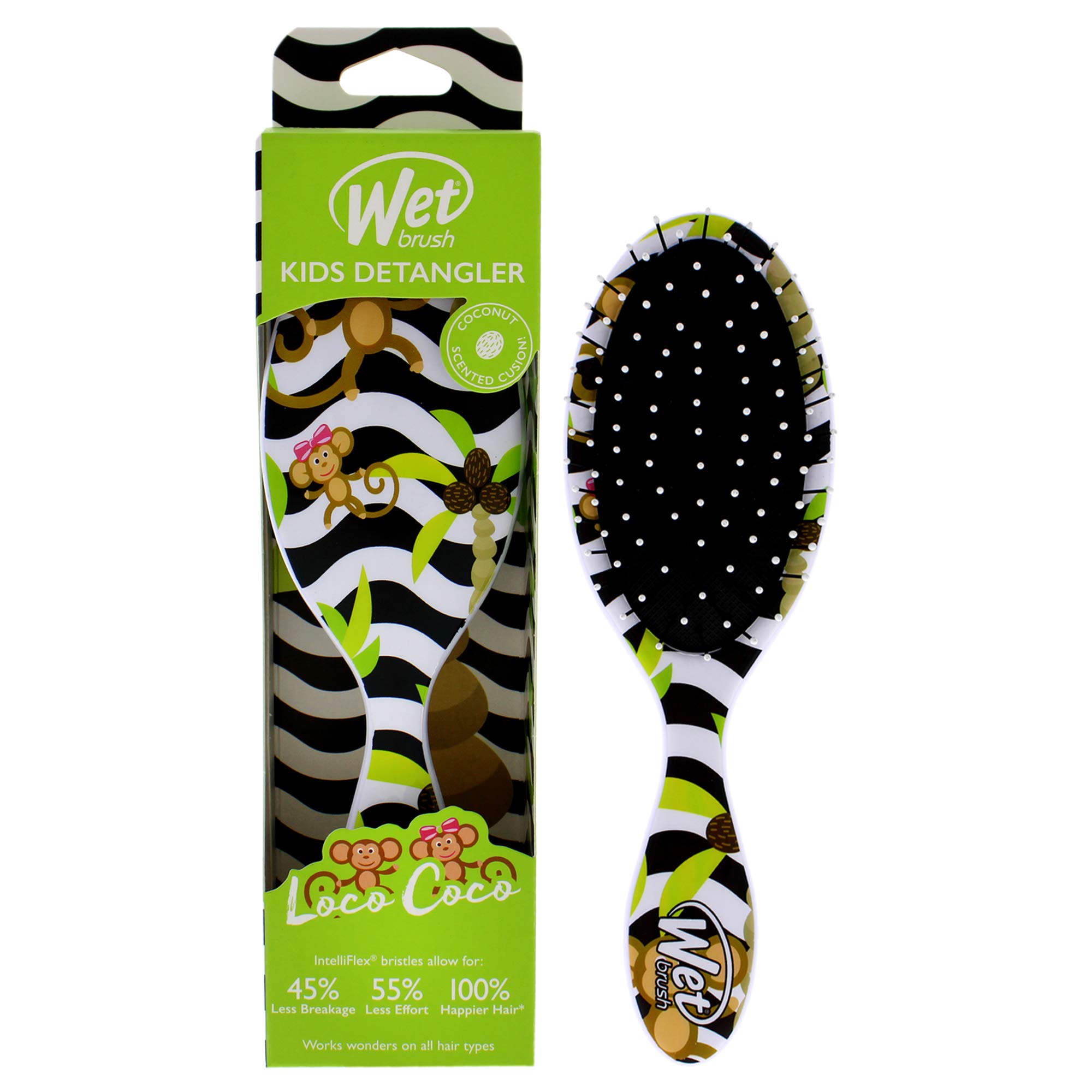 Kids Detangler Brush Sweet Treats - Loco Coco by Wet Brush for Kids - 1 Pc Hair Brush-image-25