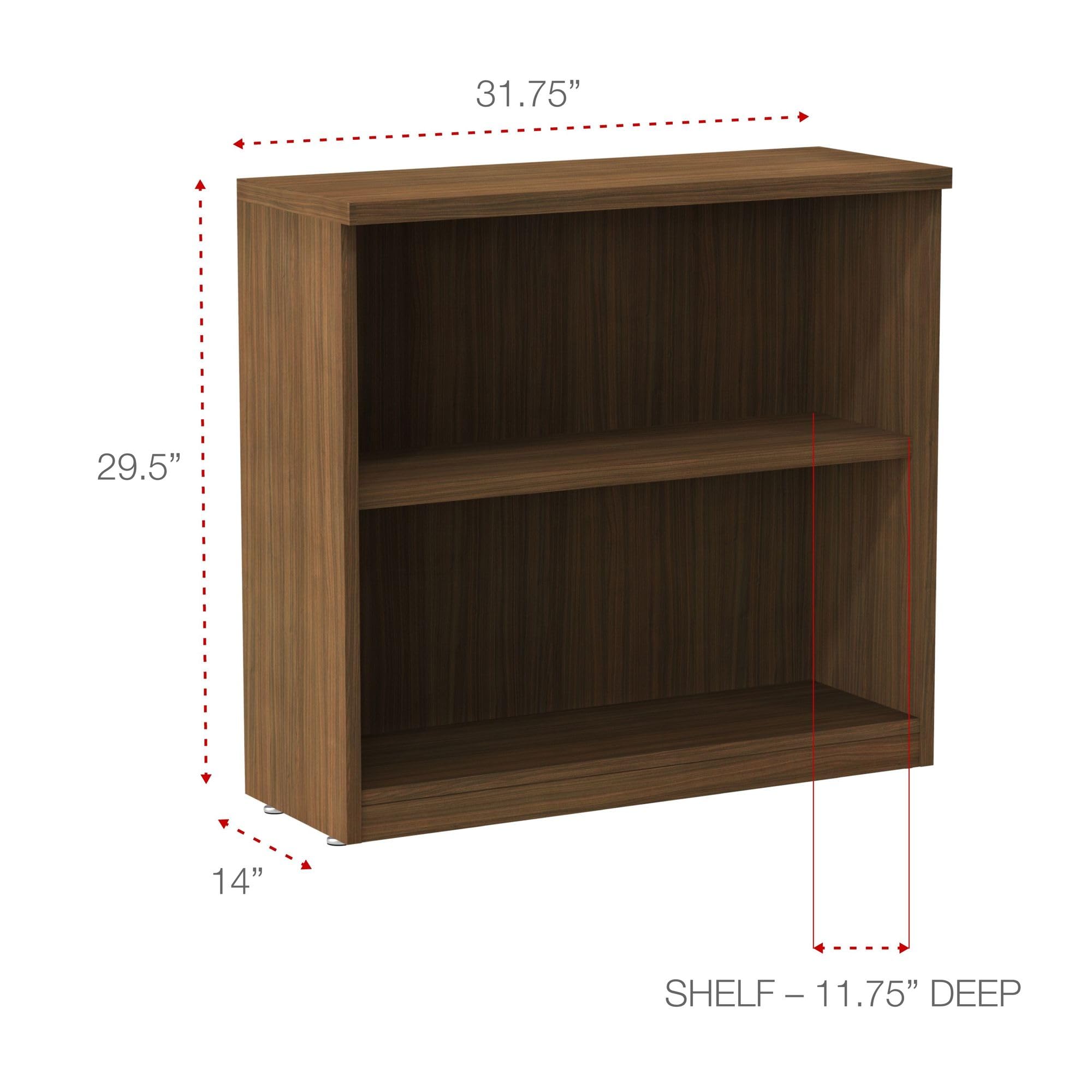 1 2 3 4 WOOD SHELF WALNUT 4点セット 新品 Amazon.com: Alera Valencia Series Bookcase, Two-Shelf, 31 3