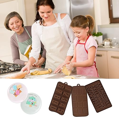 Miniatura 6 de Bouverg 3 Pcs set Food Grade Silicone Mold, Florals Molds and Fruits Molds and Music Molds, for Chocolate, Candy, Jelly, Ice Cube, Cookie, Gummy,