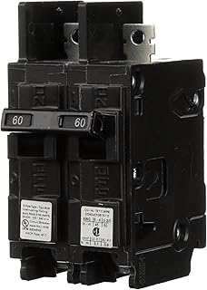 Siemens BQ2B060H 60-Amp Double Pole 120/240-Volt 22KAIC Lug In/Lug Out Breaker