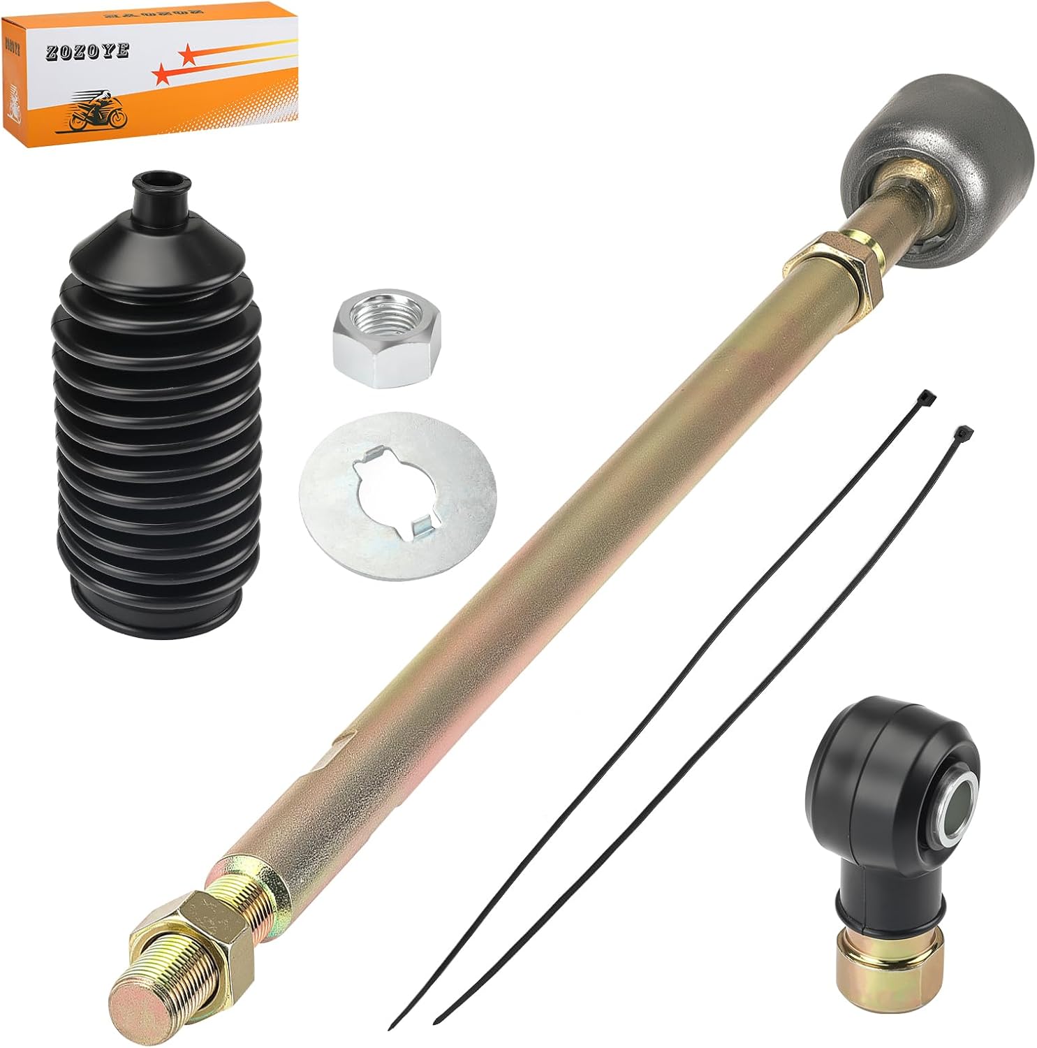 Heavy Duty Left Steering Rack Tie Rod Kit for Polaris RZR Ranger 400 500 570 700 800 900 1000 2008-2021