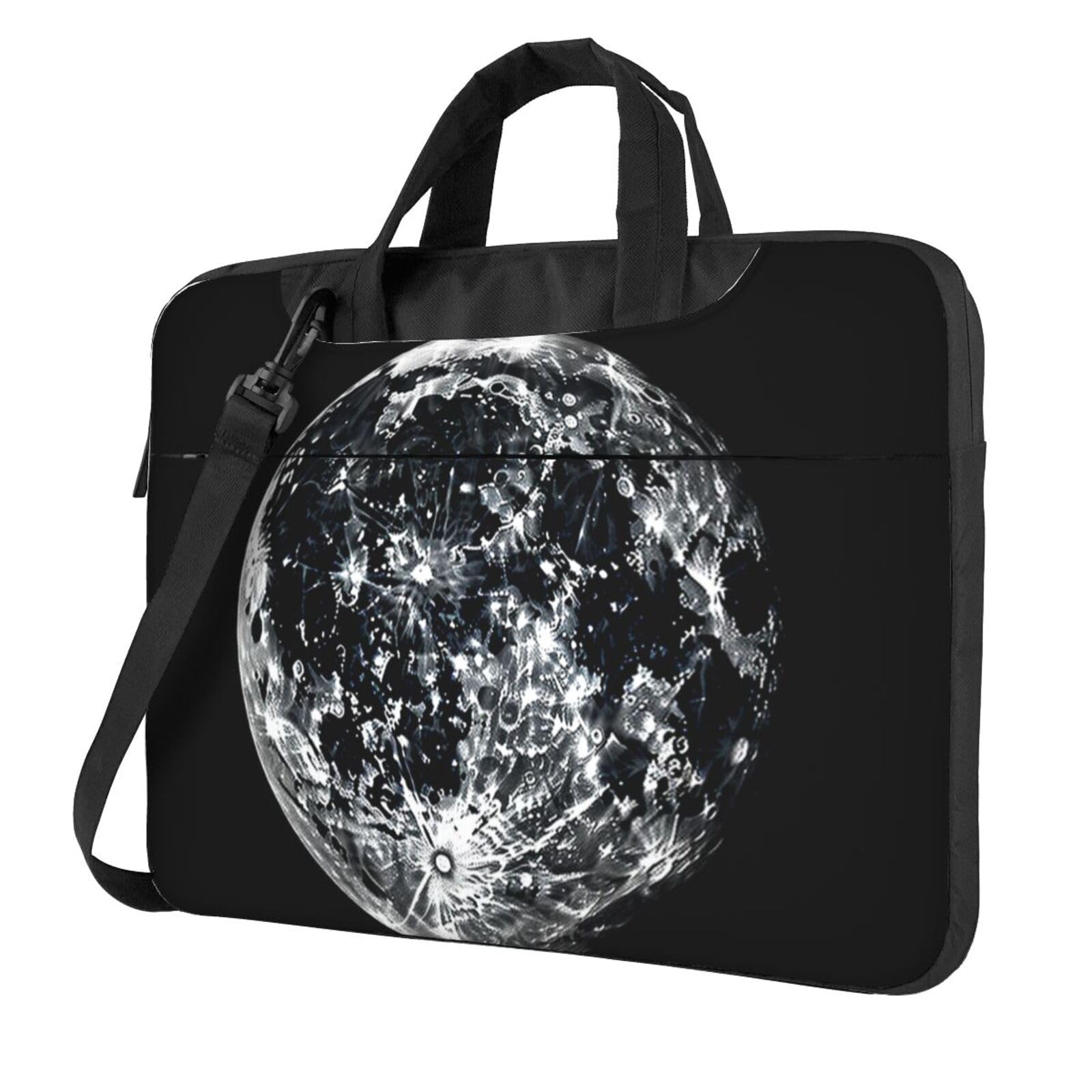 Sacs d'ordinateur imprimé lune grand format avec sacoche bandoulière pratique - 8