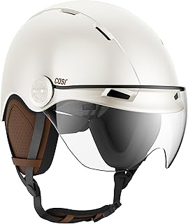 Sécurité : casques & antivols CASR Style - Casque Lifestyle Urbain pour Vélo & Trottinette Electrique - Visière Transpar