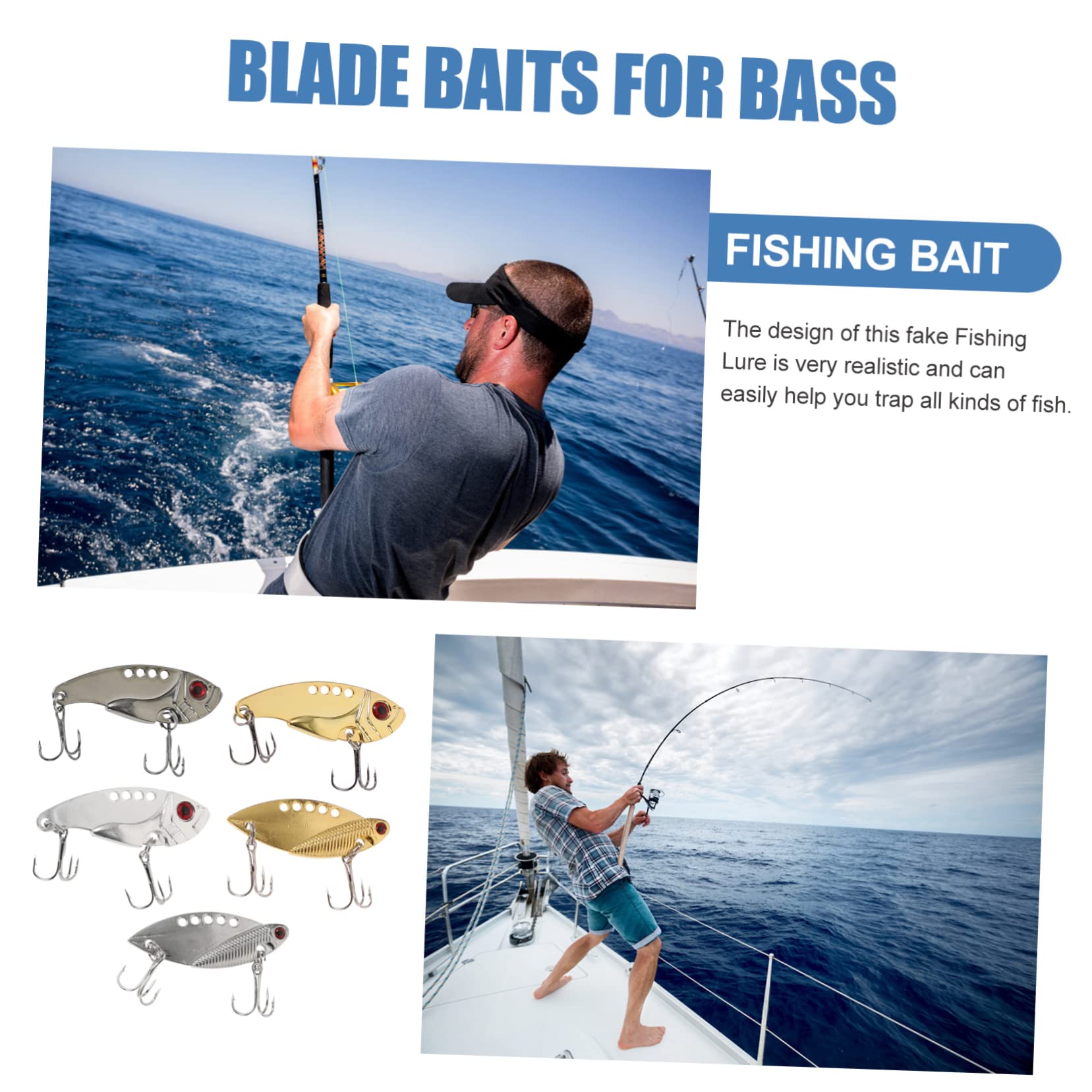 ibasenice Cebo De Cuchara De Pesca Cargando Gancho Juego De Señuelos De Pesca Abordar Señuelo De Peces Señuelo De Pesca Señuelo Cebo Desechos Acero Inoxidable