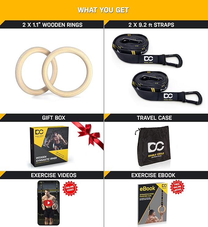 Experience seamless setup with our ultra-convenient straps, featuring premium 1.5” components for ease of installation. Unlike the common cam buckles, our system includes four extra strong carabiners and a numbered hook mechanism, allowing for precise 4-inch adjustments. This feature enables you to achieve exact lengths quickly and easily, eliminating the need for constant recalibration and ensuring that your workout remains uninterrupted and efficient.