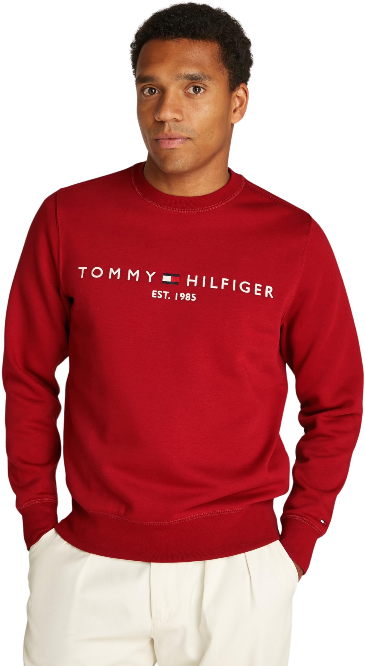 Tommy Hilfiger Sudadera Hombre Tommy Logo sin capucha — view 20