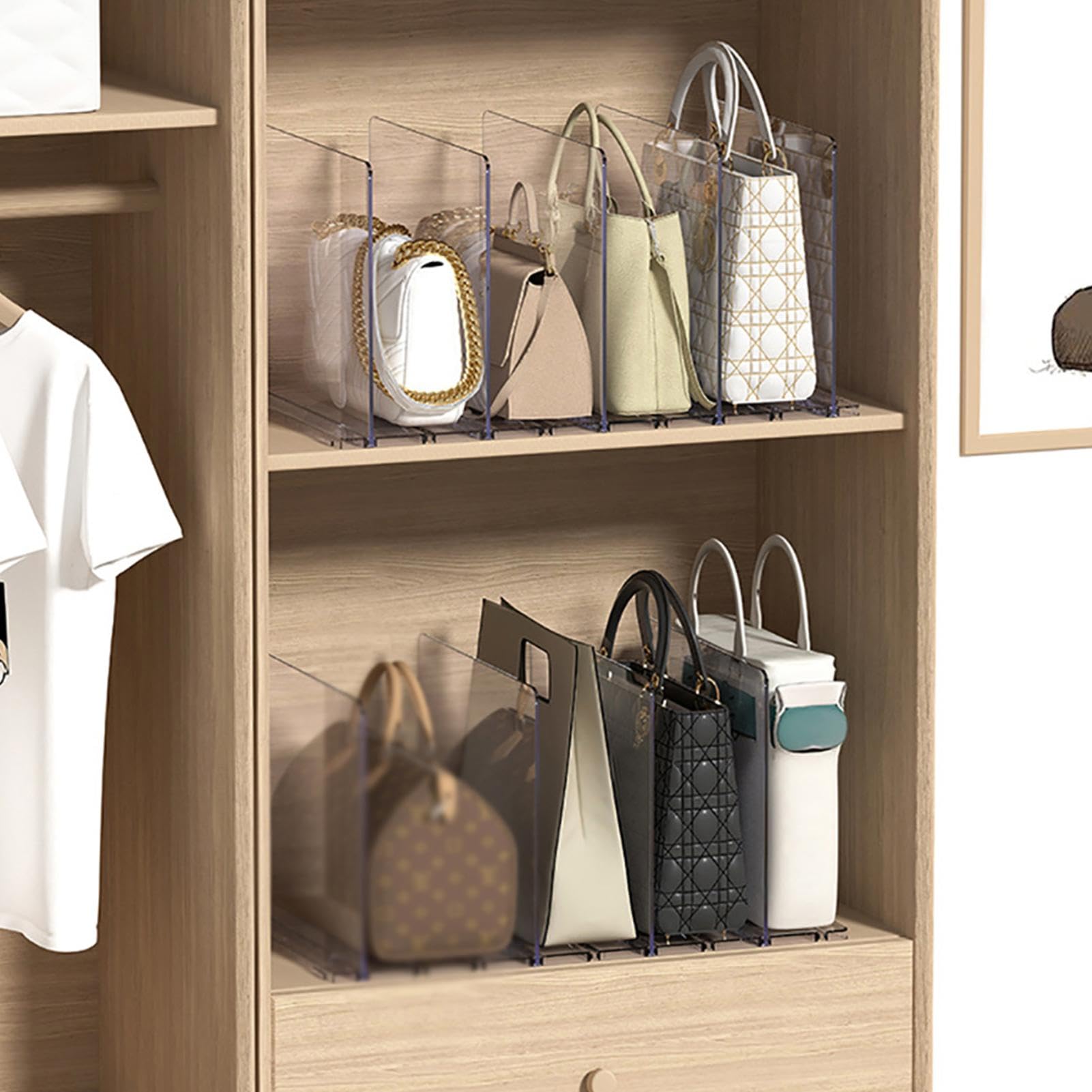 Scaffale Porta Borse Da Armadio Fai Da Te Cabina Armadio