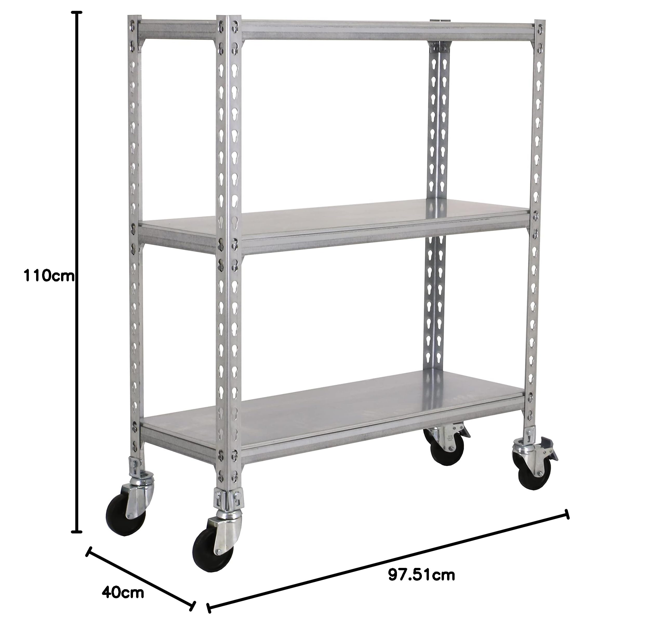 Simon Rack Estantería Metálica con Ruedas 975x1100x400 mm - Simonclick