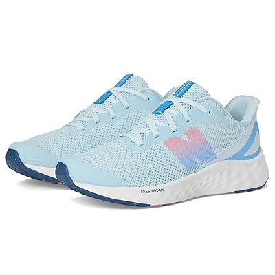 New Balance Kids Fresh Foam Arishi v4 (Big Kid) Kids Shoes Frosted Glass/Carolina Blue/Pink Taffy