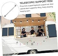 Vista 8 de Soporte de gas de presión hidráulica para puerta de gabinete, barra de estancia de tapa de bisagra segura y silenciosa, 2 piezas