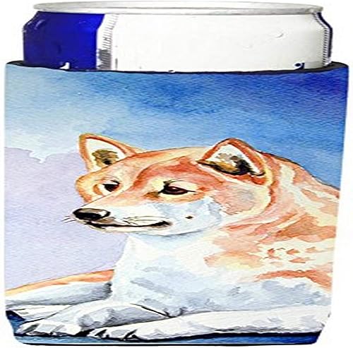 Caroline's Treasures 7135MUK Shiba Inu Ultra Hugger para latas delgadas, funda enfriadora de latas, lavable a máquina, funda aislante plegable para