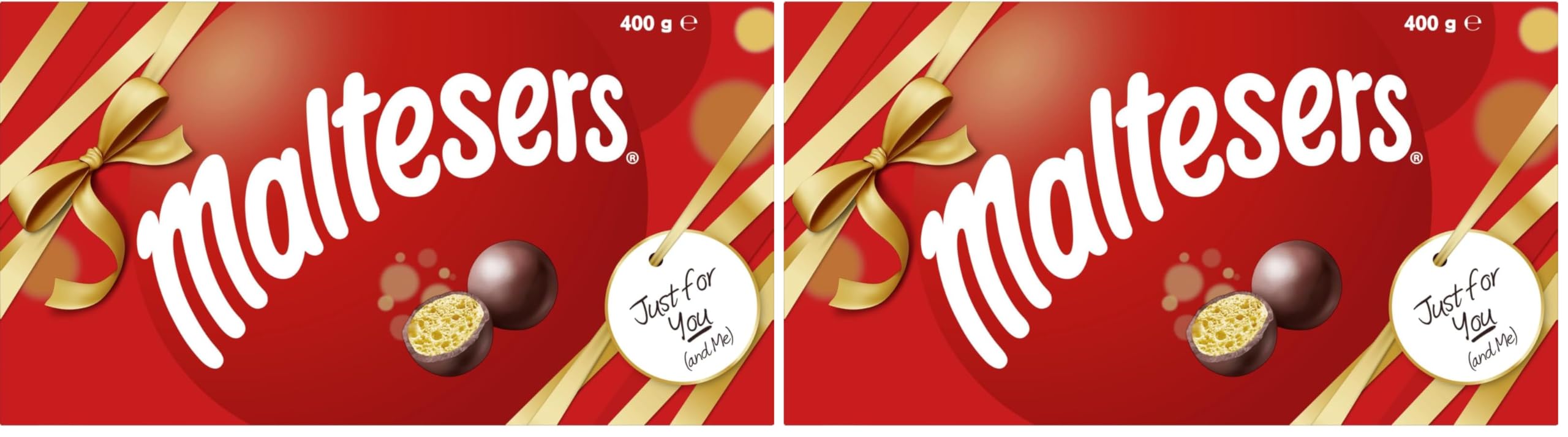 Maltesers Milk Chocolate Gift Box 400 g (Pack of 2) - 400 g (Pack of 2)