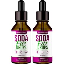 2 Pack Soda Fit Drops - Official SodaFit Oral Drops Liquid Advanced Premium Formula Support for Maximum Strength, All Natural Ingredients for Overall Health & Wellness, 2 Bottles for 2 Months