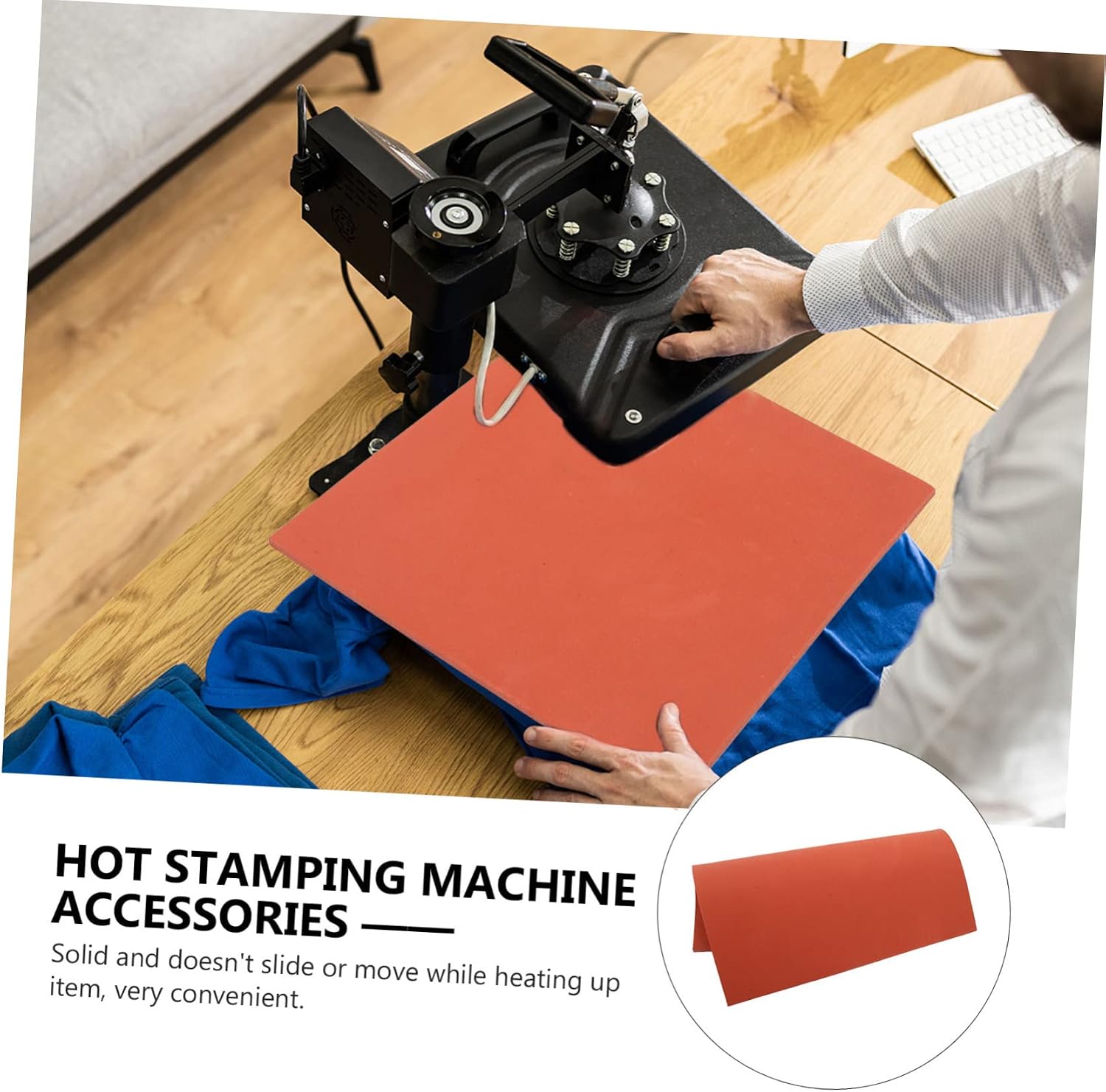 OSALADI Press Pad Wear- Insulation Mat Shirt and Craft Projects High Temperature Accessory