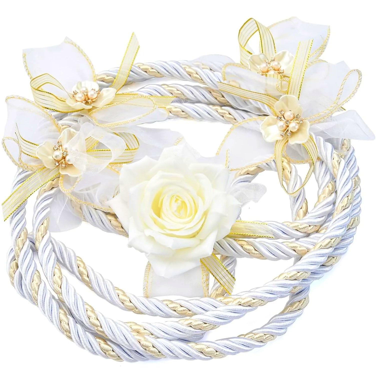 Cuerda para Lazo De Boda, Cordón para Matrimonio, Lazo para Boda Católica, Lazo De Boda para Ceremonia Católica