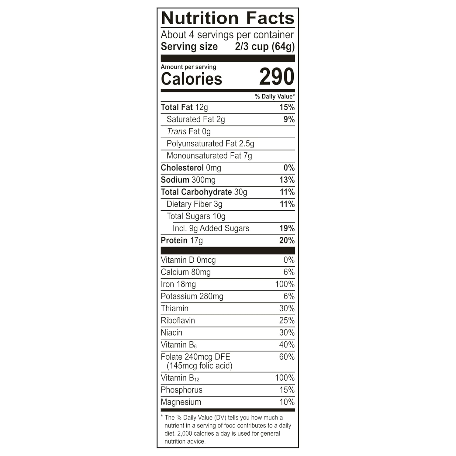 Premier Protein Granola, Chocolate Flavored Crunchy Clusters, Yogurt Topping or On-The-Go Snack, 9 oz Resealable Bag (Pack of 5)