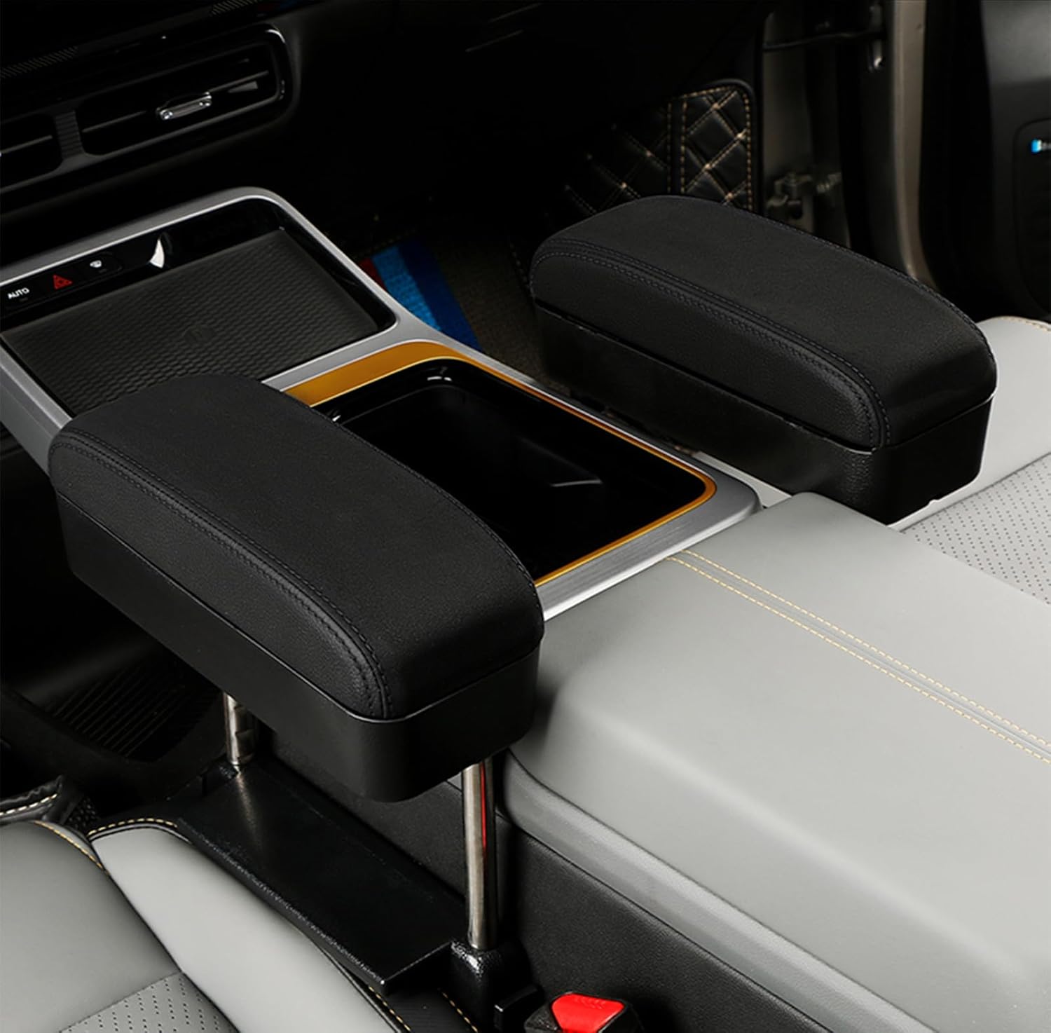 Amazon | 超ワイドアームレストキット ブラック 20系アルファード