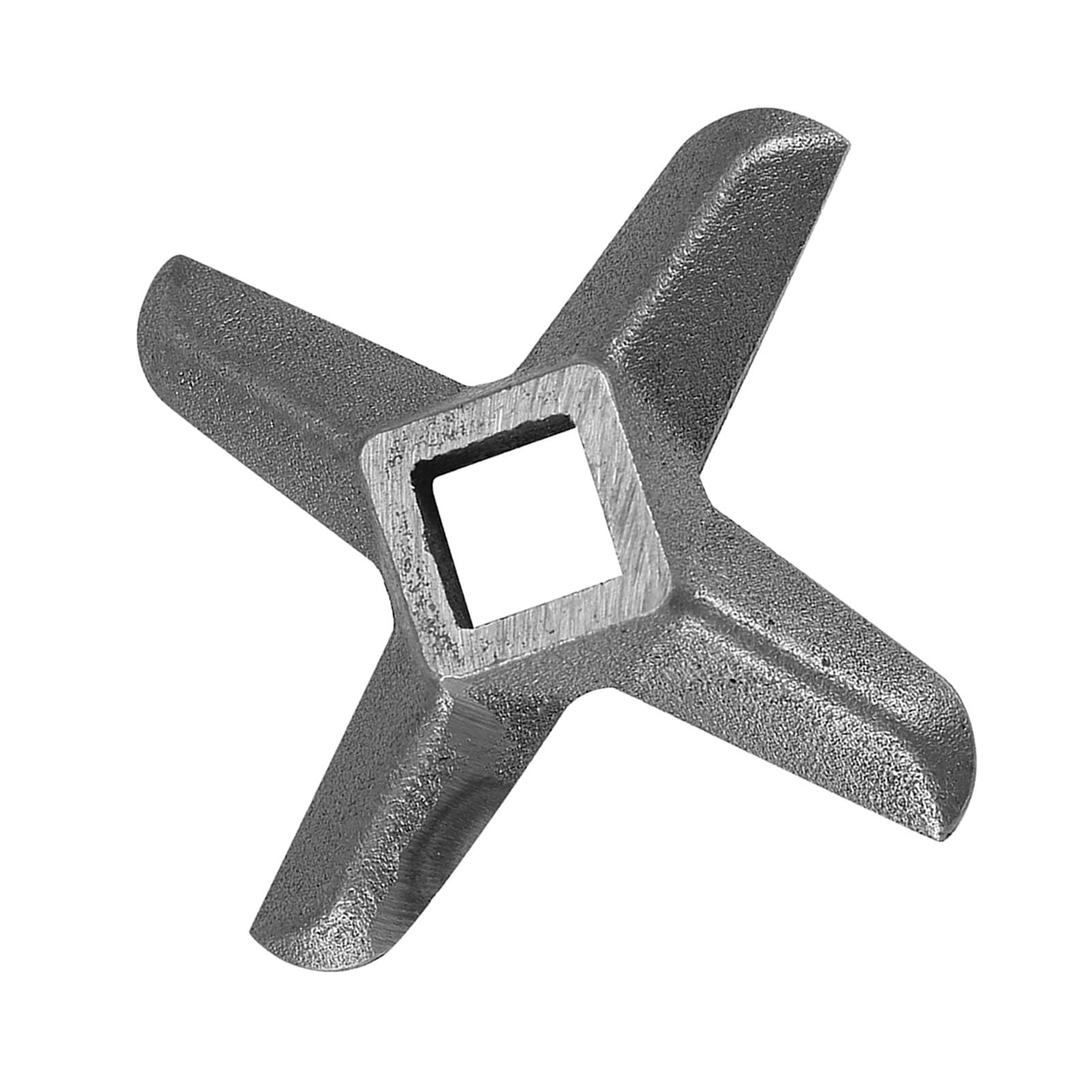 Cocoarm Cuchilla para Picadora de Carne de Acero en Forma de Cruz, Pieza de Repuesto para Batidora de Pie, Picado Rápido y Eficiente, Adecuada para Salchichas Caseras (N° 32)
