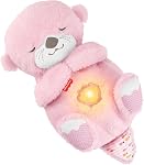 Fisher-Price Soothe ‘n Snuggle Otter peluche jouet bébé 30 Mins Musique & Lumières, nouveaux-nés 0+ Mois