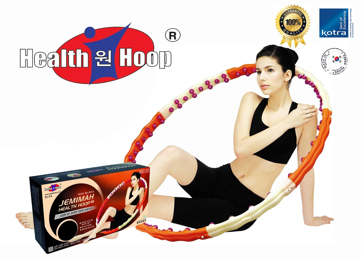 Jemimah Health (Hoola) Hoop II-Weighted/Exercise/Sports 1.8kg