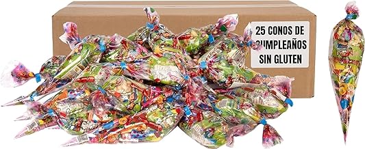 25 Bags Birthday Gummies Kids Candy Candy Assorted Gluten Free Party Favors Children Gift School Pinata Colorful Cones Surprise Animated Joy Original Candy Events
