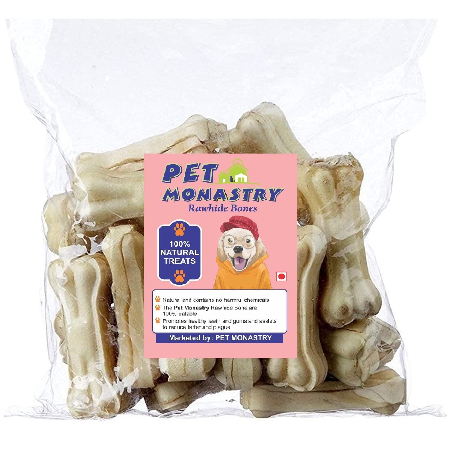 Pet Monastry 4 Inch 1 Kg Pack Healthy Chew Treats Rawhide Bones for Dog (4 Inch, 1 Kg) (B097ZLCP6J) Amazon Price History, Amazon Price Tracker