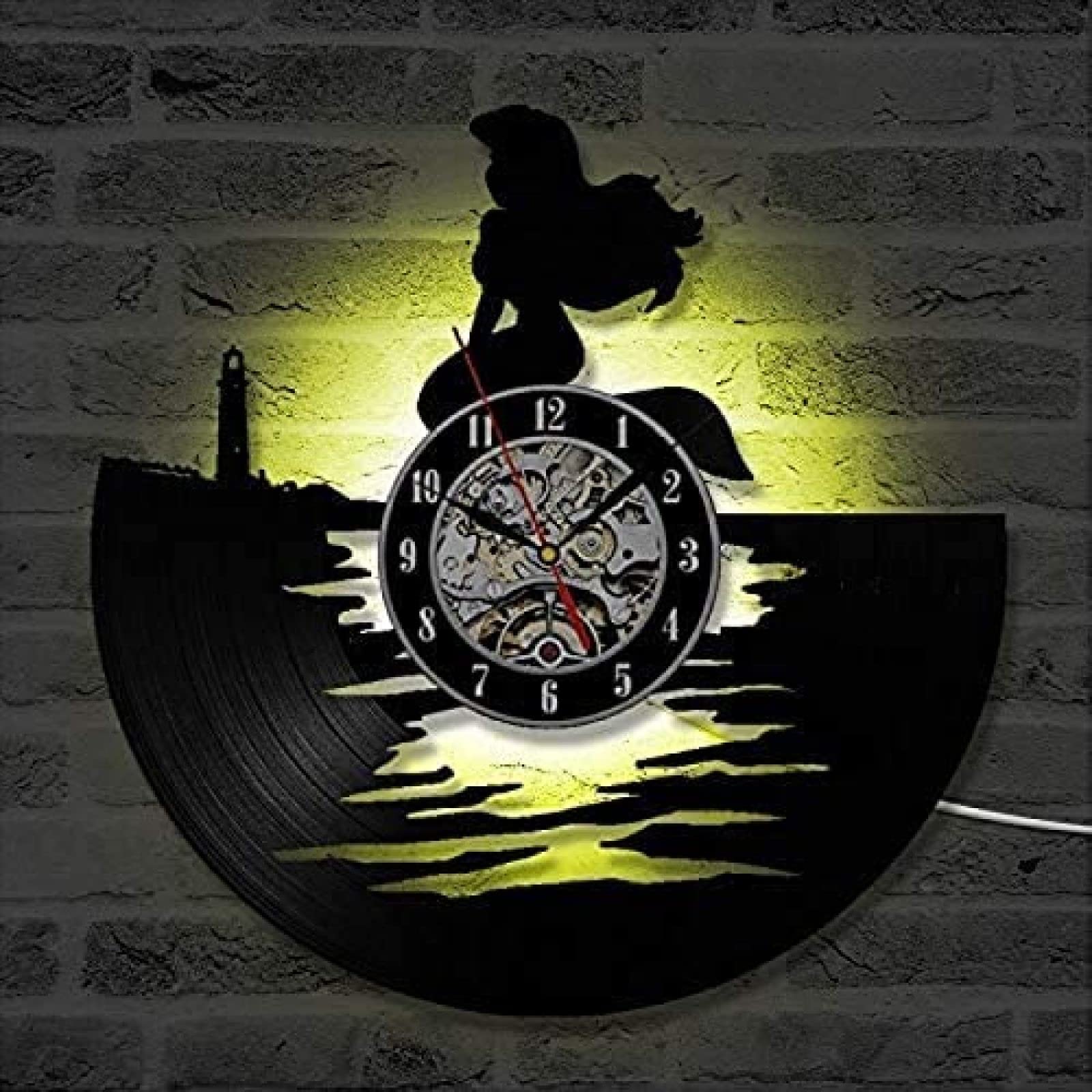 d*3様 リトル・マーメイド アリエル 時計 壁掛け時計 StoryCollec 楽天市場】30cm レコード盤 壁掛け時計 リトルマーメイド アリエル