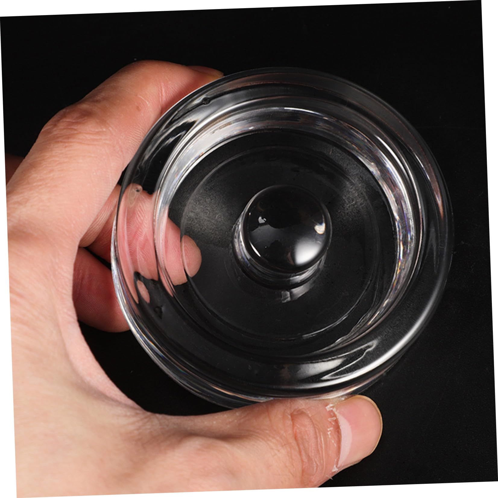 Generisch 2 Stück Fermentierende Gewichte aus Glas Kompakt und Tragbar als Deckel für Gärgläser Leicht zu Verstauen für Einmachgläser Geeignet