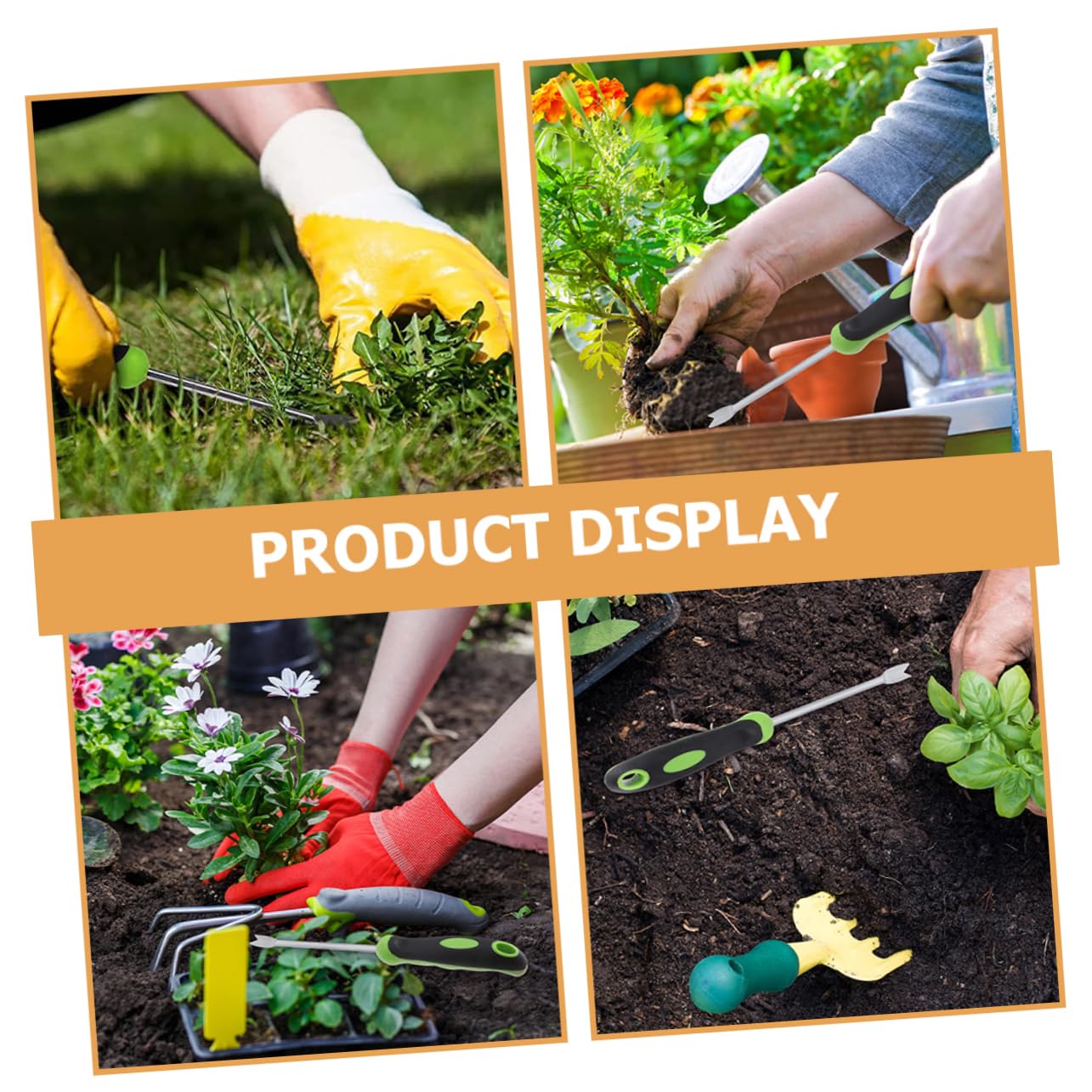 POPETPOP 3pezzi Strumento per Rimozione Erbacce Estrattore Manuale per Giardino Utensile per Giardinaggio Multifunzionale per Trapianto e Diserbo Design Ergonomico per Facile Utilizzo