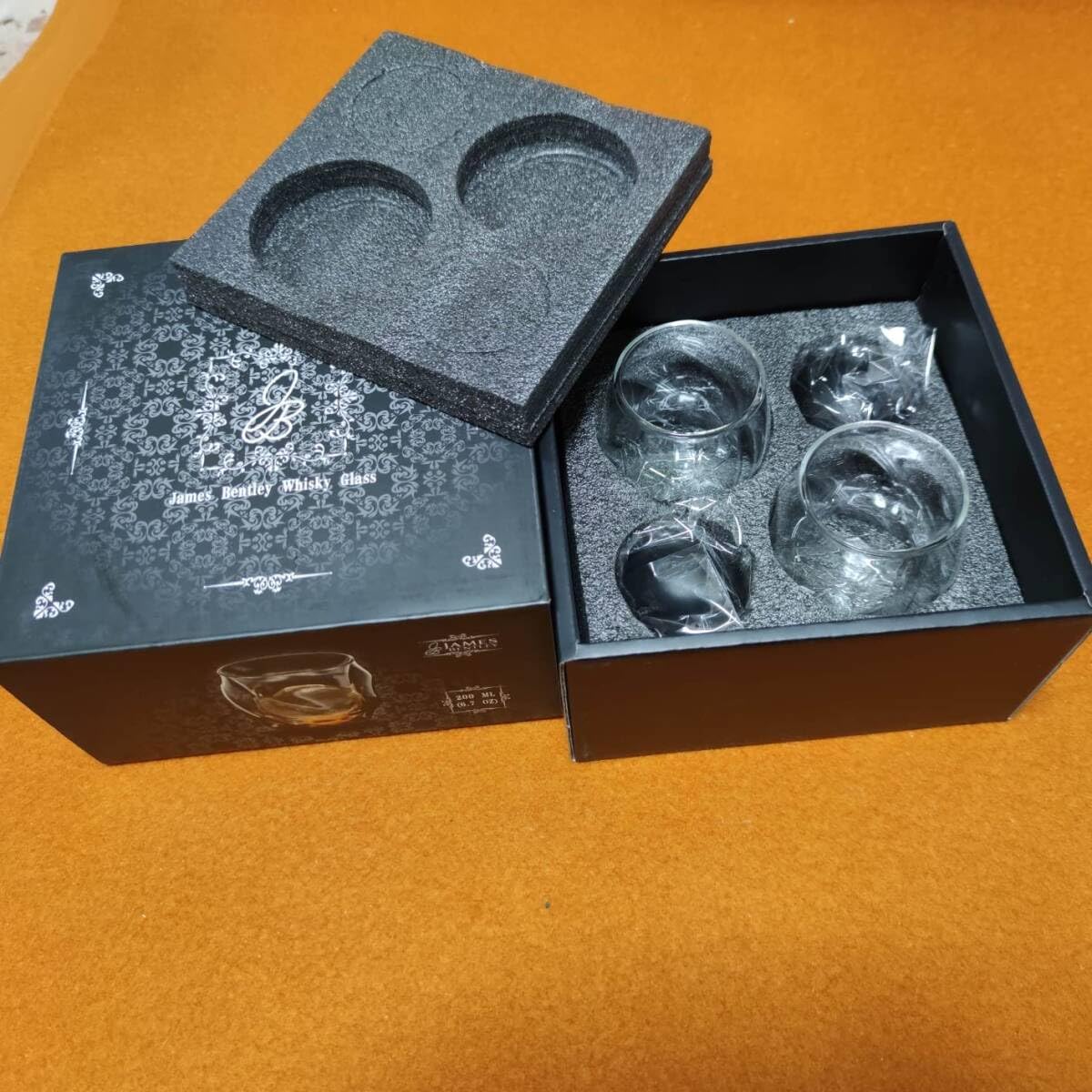 Amazon | 結露が少ない ダブルウォール ロックグラス ウイスキー  