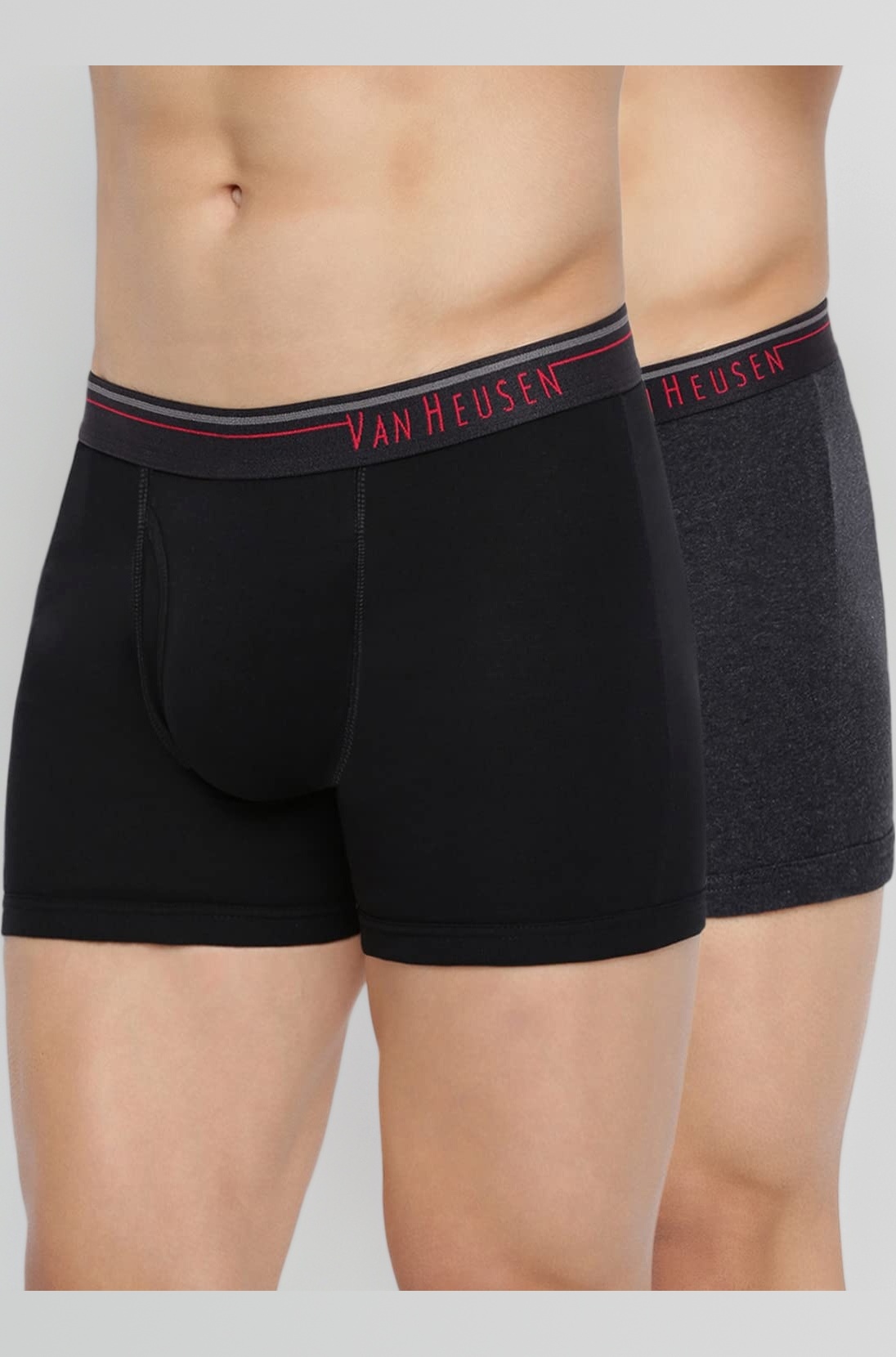 Men Boxer Briefs - 100% Combed Cotton - Pack of 2 - Anti Bacterial, Colour Fresh, Moisture Wicking