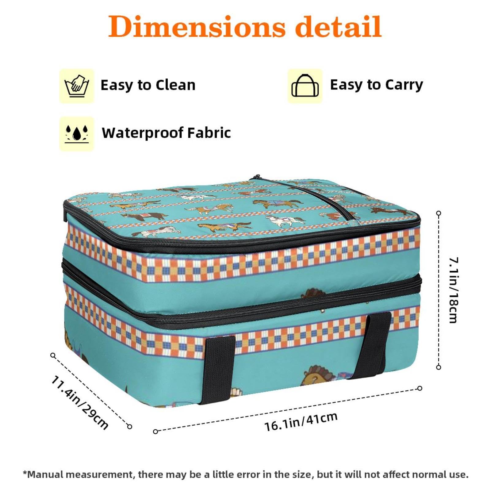 Grand sac à déjeuner isotherme pour homme et femme, double couche, étanche, étanche, réutilisable, sac fourre-tout pour le travail, l'école, le pique-nique, la plage, le camping, les voyages, motif