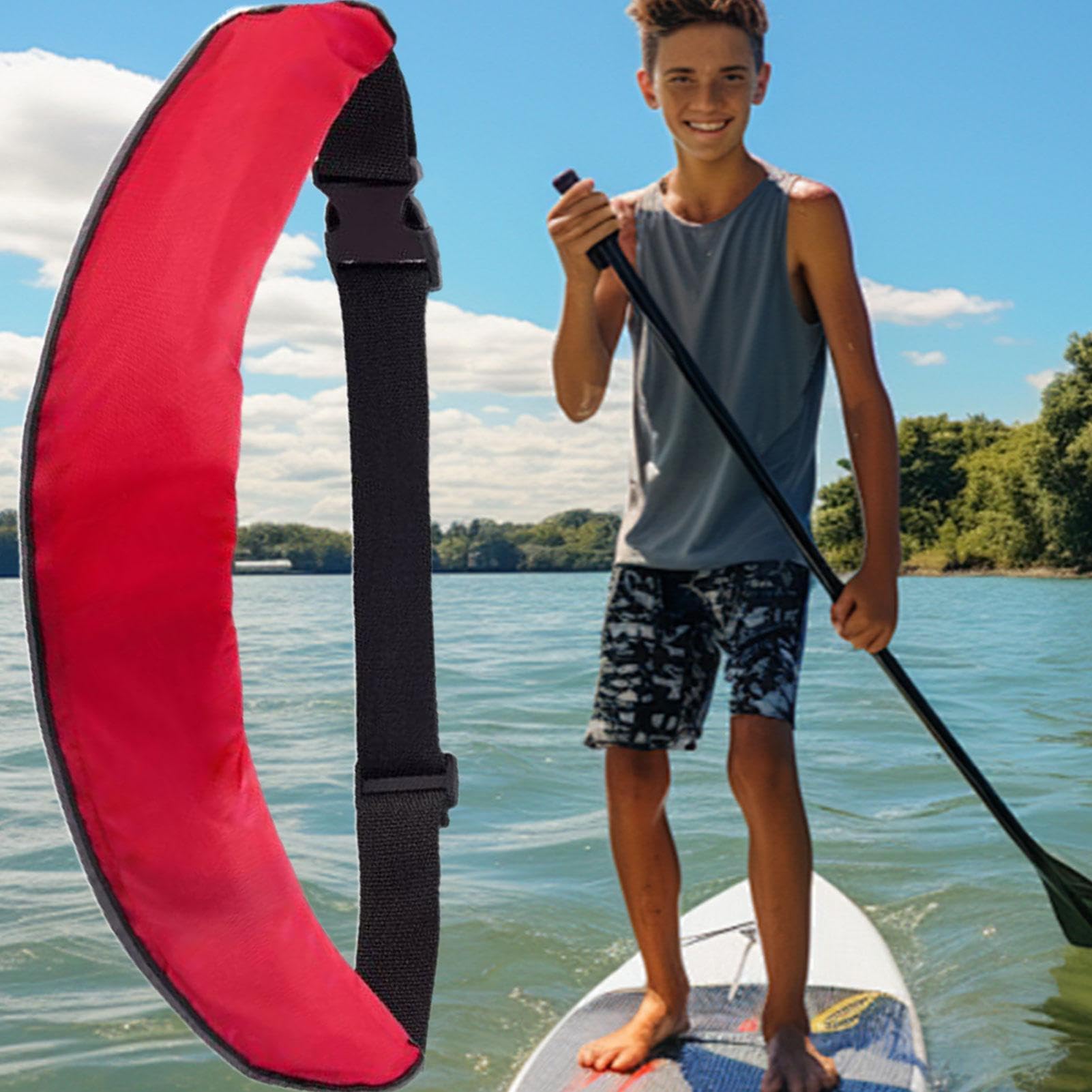 Aufblasbarer Gürtelrucksack, Wassersicherheitsgürtel – Manuelles Aufblasen, Schwimmauftrieb, Ring, Tragbare Schwimmhilfe, Leichte, wasserdichte sausrüstung, Kompakter Rettungsring, Sicherheit