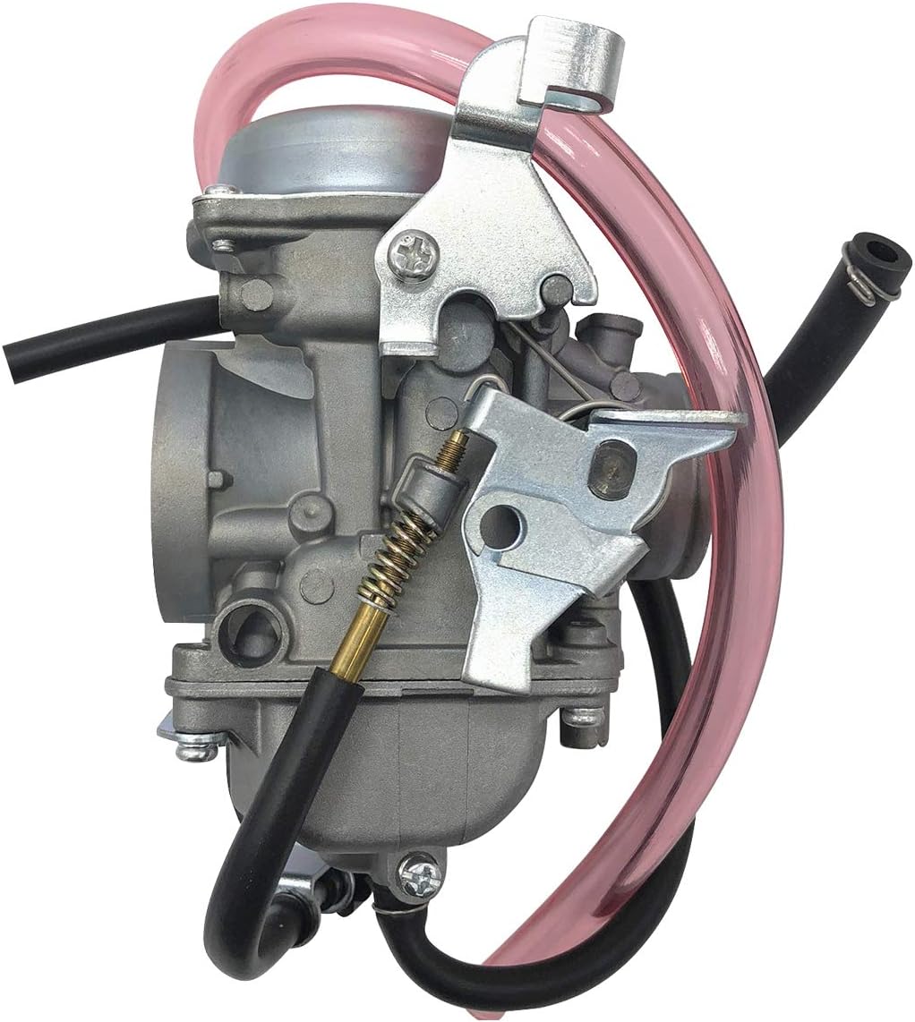 YTLS KLF300 Carburetor For Kawasaki Bayou 300 1986-1987 KLF300300A 1988-2004 KLF300B 1989-2004 KLF300C 4x4 ATV Carb with Fuel Valve Switch