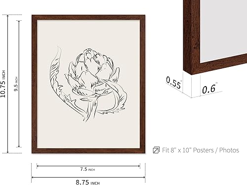 Miniatura 642 de Poster Master Póster de peonías – Estampado de flores retro – Ilustración floral – Ilustración en blanco y negro – Diseño de línea y abstracto –