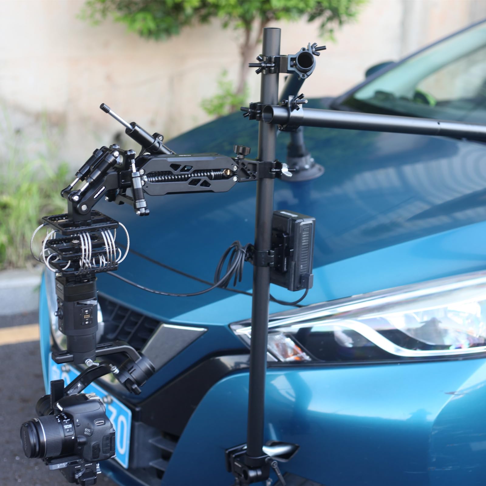 Hongtoo 10 kg 3-osiowe ramię amortyzujące system montażu samochodowego 3 amortyzatory kamery stabilizator wideo amortyzator wibracji uchwyt ssący do stabilizatora wideo DJI RONIN HONTOO