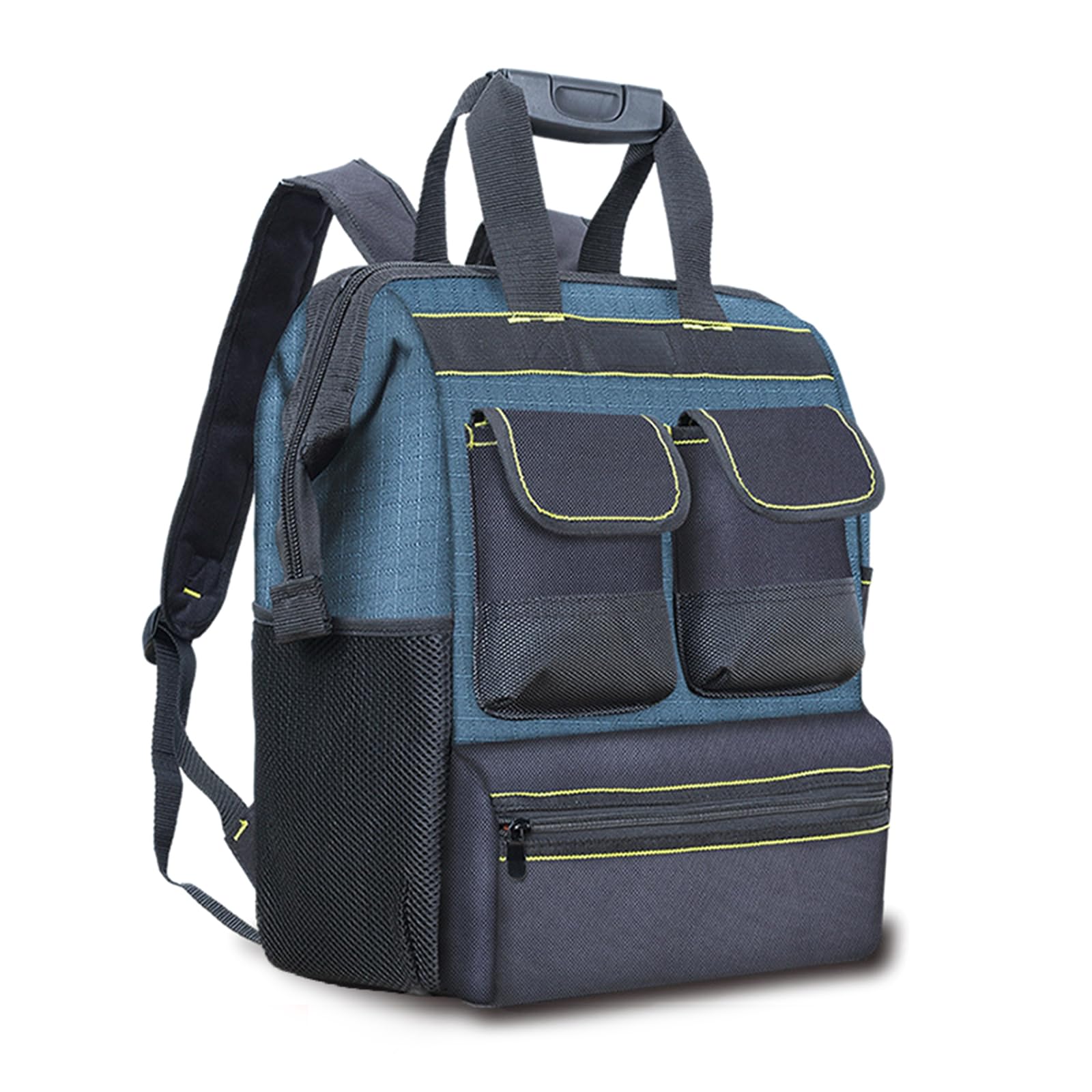 Tool Backpack Heavy Duty Electrician Tool Backpack Open Top Bag Technician for Construction Heavy Duty Storage