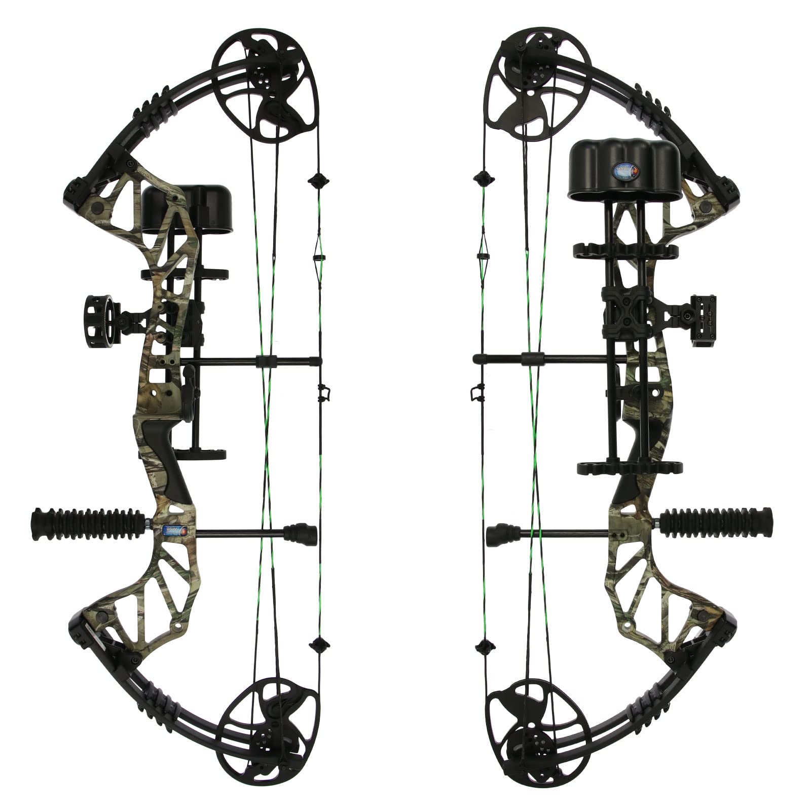 Drake Thorns-30–70 lbs- Compoundbogen, voll ausgestattet, Set mit Köcher | Loop...