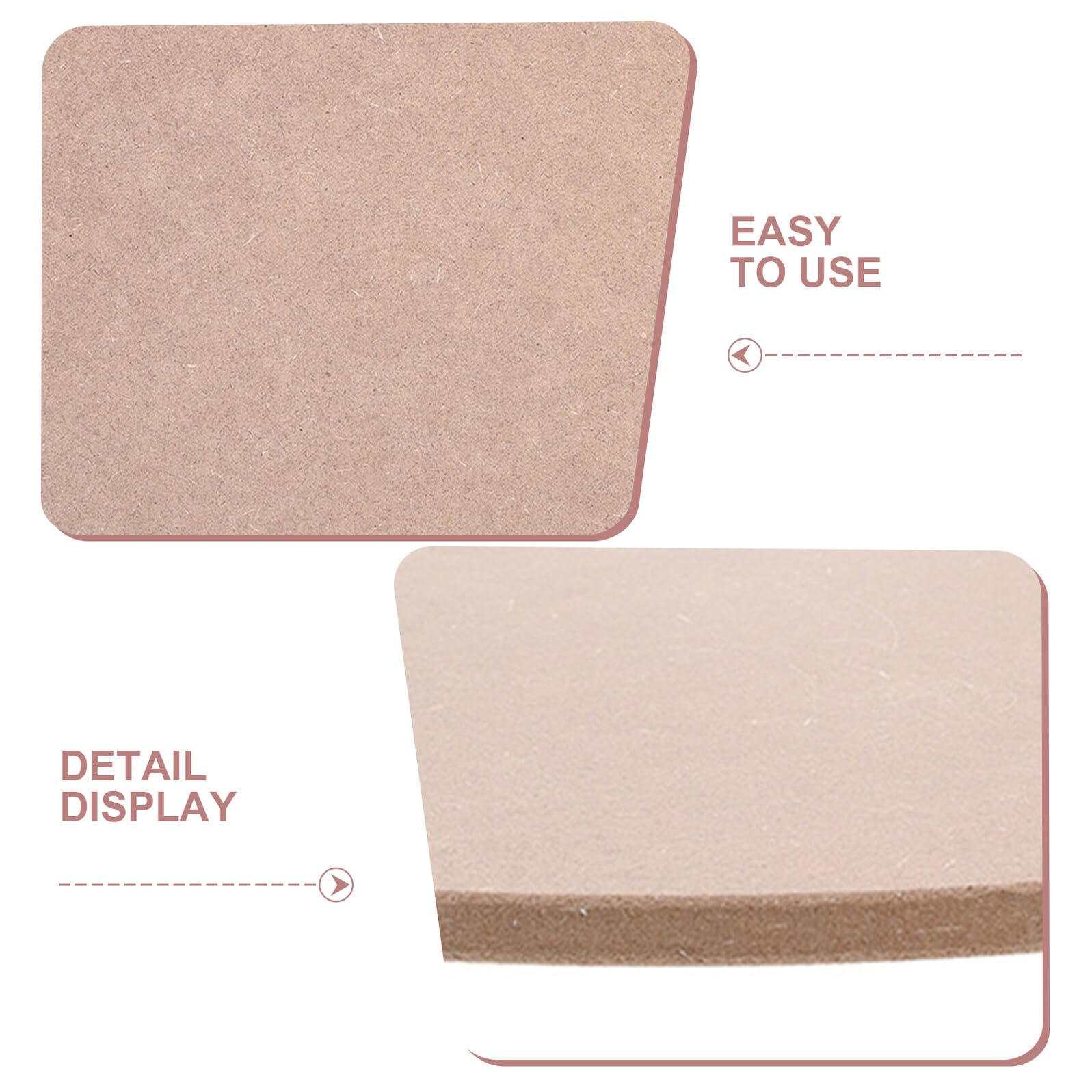 Base In Legno MDF Per Scultura Ceramica E Tornio Argilla – Disco Da 20 Cm, Bordi Arrotondati, Antiscivolo
