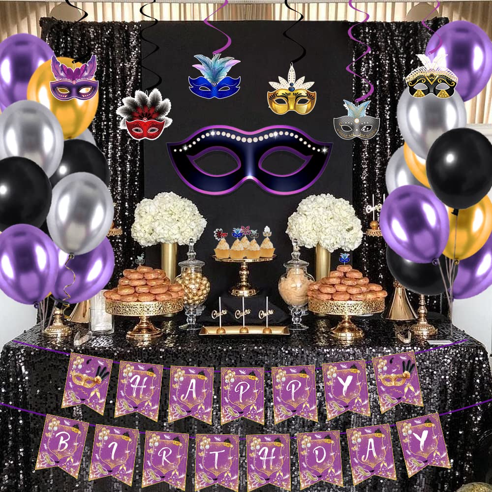 Buy Masquerade Party Decorations for Women 65Pcs Masquerade Birthday