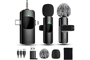 4-in-1 Lapel Microphone for Laptops et al.